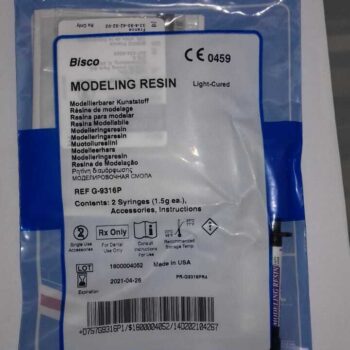 Bisco Modeling Resin Light Cured USA Made 2 Syringes - Image 2
