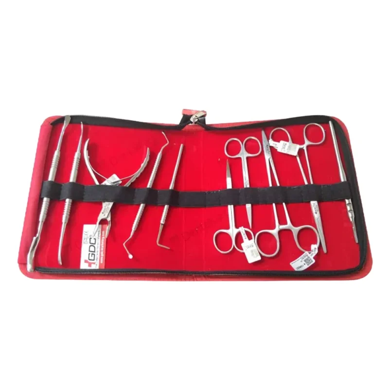 GDC Surgical Instruments Set of 10 In Pouch (SISP10) | Dental Product at Lowest Price