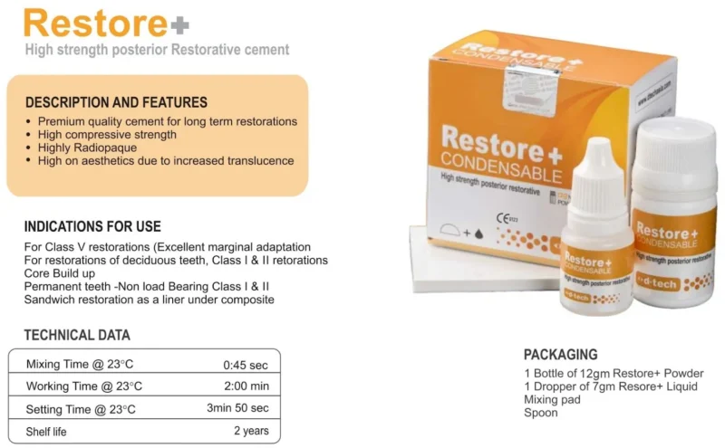 D-Tech Restore + GIC | Dental Product at Lowest Price