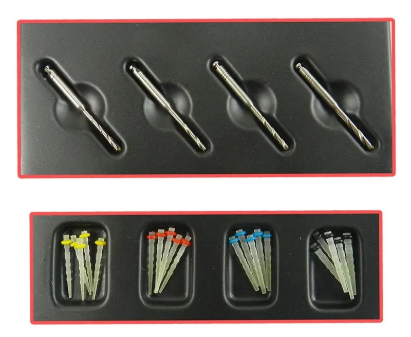 Fiber Post With 4 Drills ( Pack of 20 Posts ) | Dental Product At Lowest Price