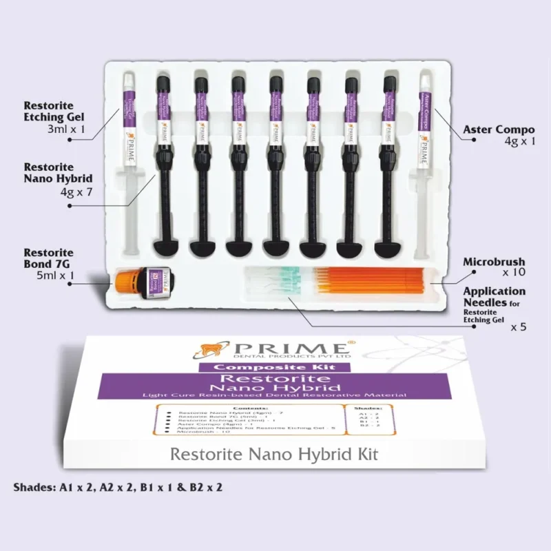 Prime Dental Restorite Nano Hybrid Kit | Dental Product At Lowest Price