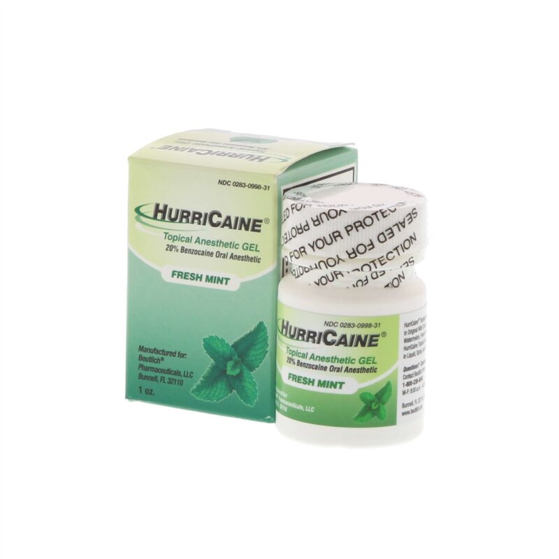 Hurricaine Topical Oral Anesthetic Gel Fresh Mint