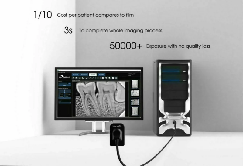 Eighteenth Dental Nano Pix Dental X Ray Digital Radio Graphic RVG Sensor Size 2