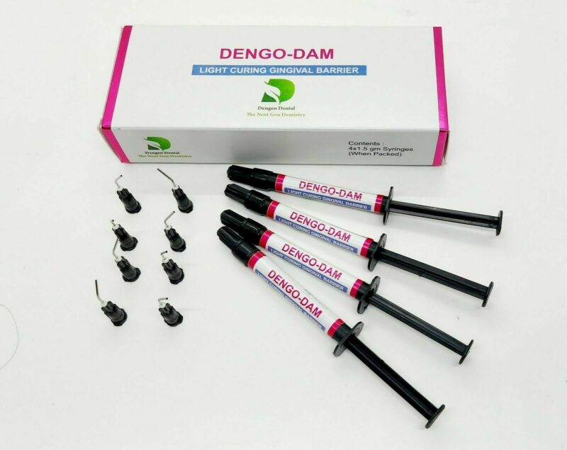 4x 2ml DENGEN Liquid Dam Gingival Barrier Gum Protector