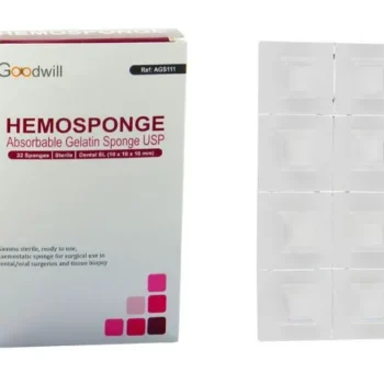 Goodwill Hemosponge 10x10x10 MM Absorbable Gelatin Sponge 32/pk - AGS111 - Image 2