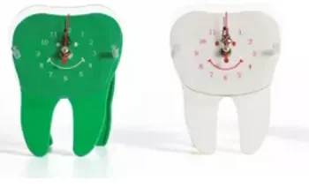 Tooth Shape Table Clock Assorted