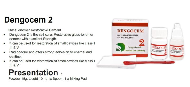 Dengen Dental Dengocem 2 Glass Ionomer Cement - Image 2