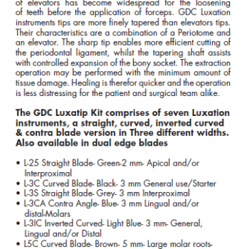 GDC Luxatip Luxator - 3MM Inverted Curved (L3IC) - Image 2