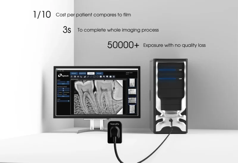 Eighteeth Nanopix Intraoral Dental RVG Sensor Premium Quality Size 1 & 2 Combo - Image 7