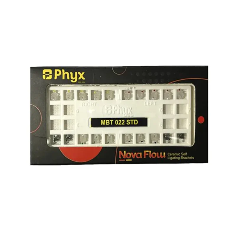 Phyx Nova Flow Ceramic Self Ligating Brackets