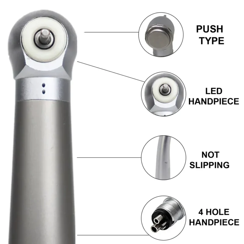 Stainless Steel LED Airotor 4 Hole Connection & Cartridge - Image 5